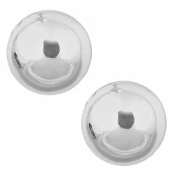 Top 10 ⌛ Anne-Klein Jewelry & ⌚ Watches Anne Klein Silver-Tone Ball Stud Earrings 🥰