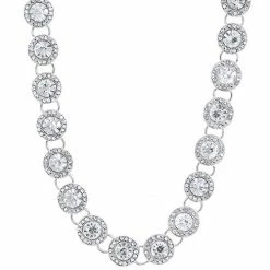 Wholesale 😍 Anne-Klein Jewelry & ⌚ Watches Anne Klein Cocktail Hour Silver-Tone Collar Necklace 😍