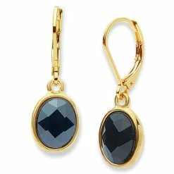 Top 10 💯 Anne-Klein Jewelry & ⌚ Watches Anne Klein Gold-Tone & Crystal Drop Leverback Earrings 🎉