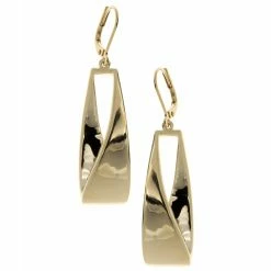 Promo 🔥 Anne-Klein Jewelry & ⌚ Watches Anne Klein Gold-Tone 1.5in. Lever Back Dangle Earrings ❤️