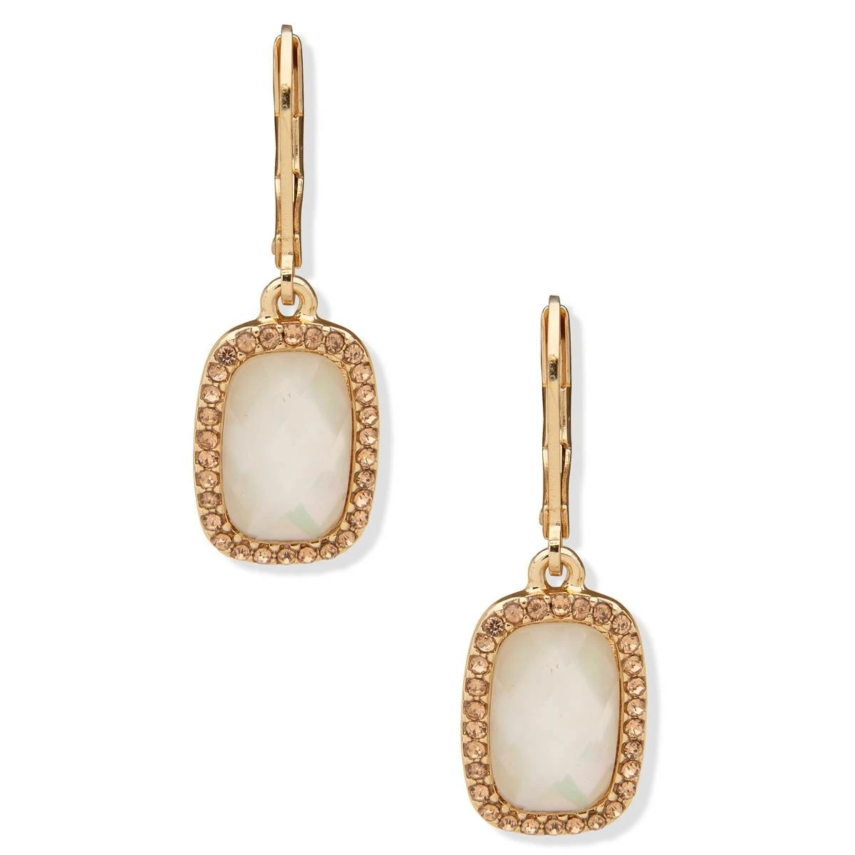 Budget โญ Anne-Klein Jewelry & โ Watches Anne Klein Gold-Tone White ๐ฉ Mother Of Pearl Stone Pave Earrings ๐ 1 Budget โญ Anne-Klein Jewelry & โ Watches Anne Klein Gold-Tone White ๐ฉ Mother Of Pearl Stone Pave Earrings ๐