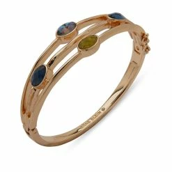 Flash Sale 🧨 Anne-Klein Jewelry & ⌚ Watches Anne Klein 2.5in. Textured 3 Row Bangle Bracelet 😉