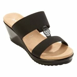 Cheapest ✨ Anne-Klein 👟 Shoes 👩 Womens Anne Klein Akreese Wedge 🩴 Sandals 🥰