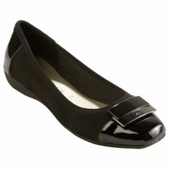 Best Pirce 🎁 Anne-Klein 👟 Shoes 👩 Womens Anne Klein Akuna Flats - Black ⭐