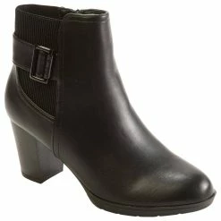 New ⌛ Anne-Klein 👟 Shoes 👩 Womens Anne Klein Rafe Block Heel Ankle 🥾 Boots ✔️