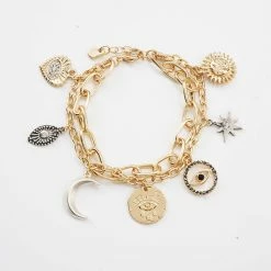 Flash Sale 🛒 Ashley-by-Ashley-Cooper Jewelry & ⌚ Watches Ashley Celestial Charm Bracelet 🔥