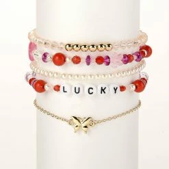 Buy 👍 Ashley-by-Ashley-Cooper Jewelry & ⌚ Watches Ashley Lucky Beaded Bracelet ✨