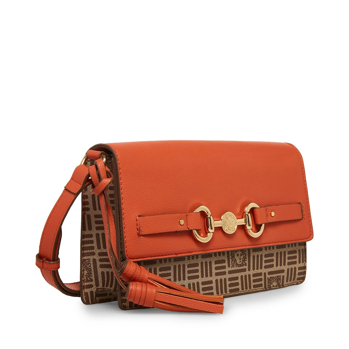 Buy ๐งจ Anne-Klein ๐ Handbags & Wallets Anne Klein Tile Lion Logo East/West Shoulder Bag With Horse Bit ๐ 2 Buy ๐งจ Anne-Klein ๐ Handbags & Wallets Anne Klein Tile Lion Logo East/West Shoulder Bag With Horse Bit ๐ - Image 2