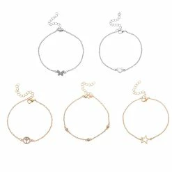 Brand new 🔥 Ashley-by-Ashley-Cooper Jewelry & ⌚ Watches Ashley 5pc. Butterfly Heart And Star Bracelet Set ❤️