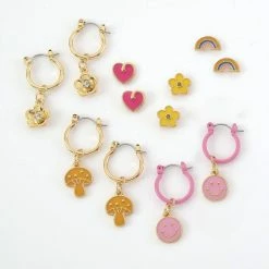 Hot Sale 🔔 Ashley-by-Ashley-Cooper Jewelry & ⌚ Watches Ashley 6pk. Huggie Drop Earrings Set 🤩