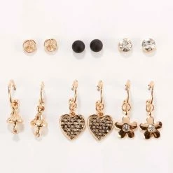 Hot Sale ✨ Ashley-by-Ashley-Cooper Jewelry & ⌚ Watches Ashley 6pc. Multi Charm Earring Set 😍