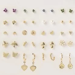 Best deal 😀 Ashley-by-Ashley-Cooper Jewelry & ⌚ Watches Ashley 20pc. Stud Earrings Set 😉