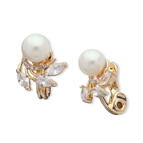 Discount ๐ Anne-Klein Jewelry & โ Watches Anne Klein Pearl & Crystal Clip On Stud Earrings ๐งจ 1 Discount ๐ Anne-Klein Jewelry & โ Watches Anne Klein Pearl & Crystal Clip On Stud Earrings ๐งจ