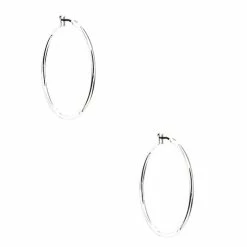 New 😍 Anne-Klein Jewelry & ⌚ Watches Anne Klein Silver-Tone Hoop Pierced Earrings 🎉