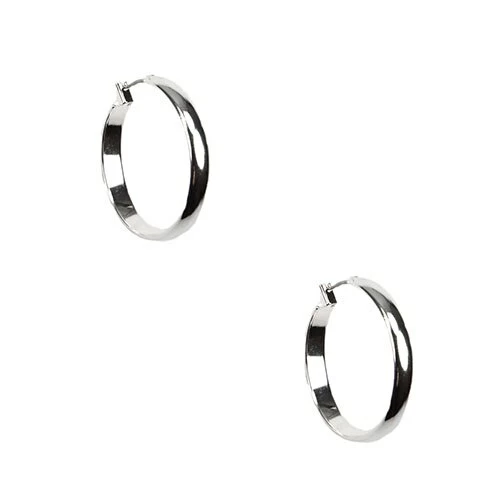Best Sale ๐ Anne-Klein Jewelry & โ Watches Anne Klein Silver-Tone Click Top Hoop Earrings ๐ฅฐ 1 Best Sale ๐ Anne-Klein Jewelry & โ Watches Anne Klein Silver-Tone Click Top Hoop Earrings ๐ฅฐ