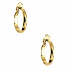 Top 10 ✨ Anne-Klein Jewelry & ⌚ Watches Anne Klein Gold Band Hoop Clip On Earrings ⭐